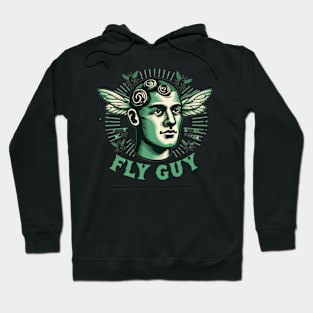 Fly guy olds chool tattoo Hoodie